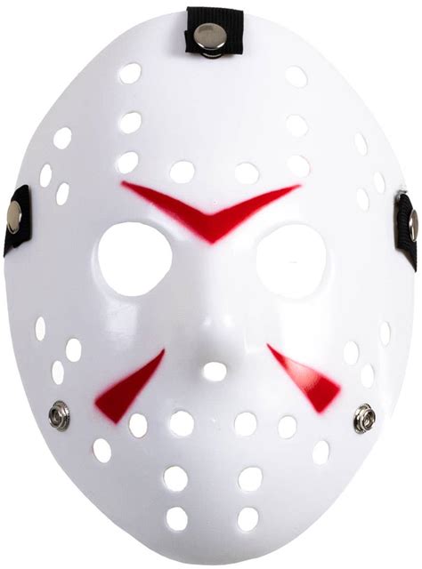 White Jason Voorhees Hockey Mask White Hockey Halloween Mask