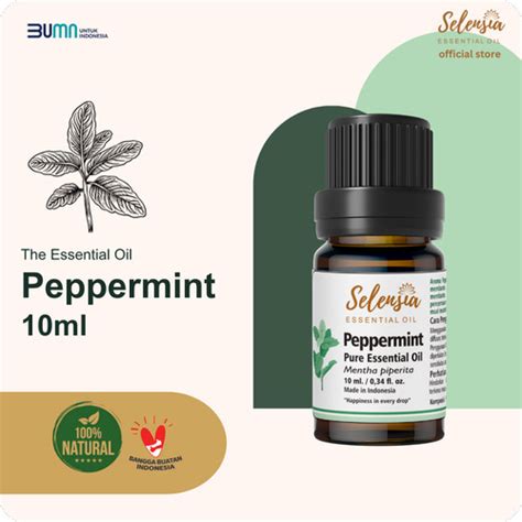 Promo Ml Peppermint Essential Oil Minyak Daun Mint Murni