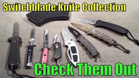 Switchblade Knife Collection Checking Out Different Types Of Switch