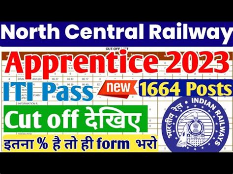 Ncr Prayagraj Apprentice Previous Cut Off Ncr Prayagraj