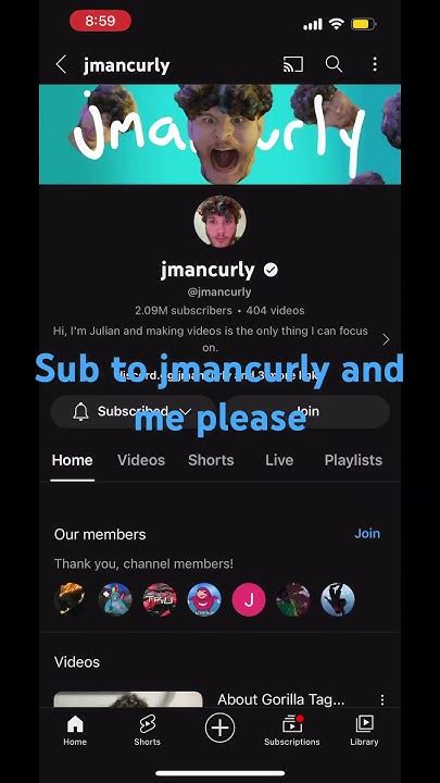 Sub To Jmancurly Youtube