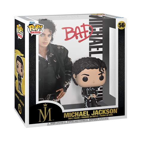 Michael Jackson Bad Funko Pop Album Figure 56 With Case