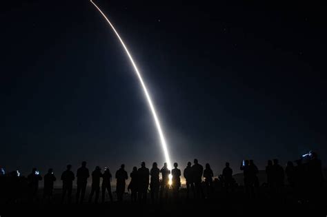 Air Force Test Launches Unarmed Nuclear Missile With Warheads