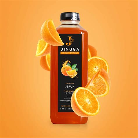 Jual Jingga Orange Syrup Ml Sirup Flavor Jeruk Untuk Coffee