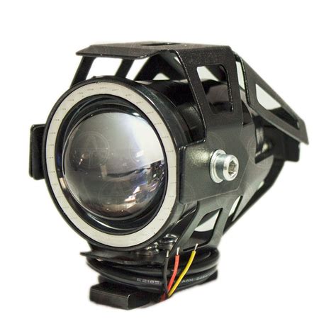 FARO AUXILIAR LED CREE PARA MOTO 15 W CON LUPA OJO DE ANGEL