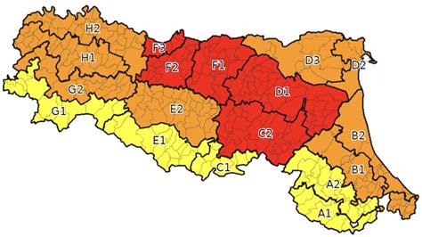 Meteo Emilia Romagna Allerta Rossa E Fiumi Sorvegliati