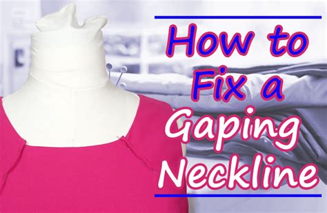 How To Fix A Gaping Neckline Katrina Kay Creations