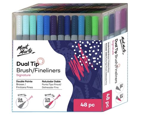 Mont Marte Signature Dual Tip Brush Marker Pack Catch Au