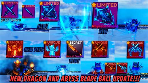 Everything New In Dragon Abyssal Update In Roblox Blade Ball Plus