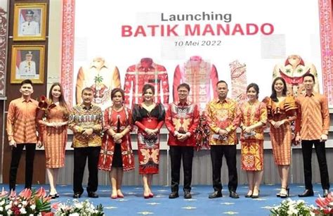 Pemkot Launching Kain Motif Batik Manado Event Nusantara