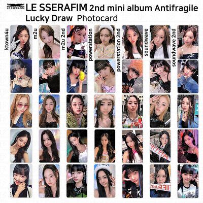 Le Sserafim 2nd Mini Album Antifragile Official Lucky Draw Photocard SW