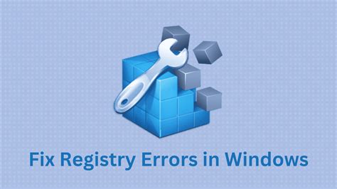 Fix Windows 11 10 Registry Errors Quick Solutions