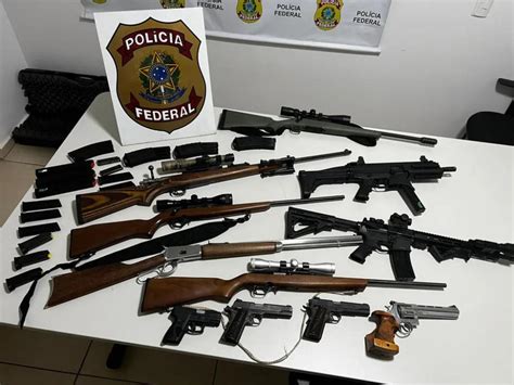 Veja As Armas Apreendidas Pela Pf Em Operação Contra Bolsonaristas