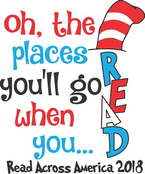 Oh The Places Youll Go When You Read Svg