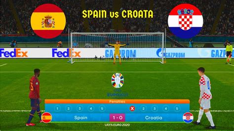 Spain Vs Croatia Final Penalty Shootout Uefa Euro Live