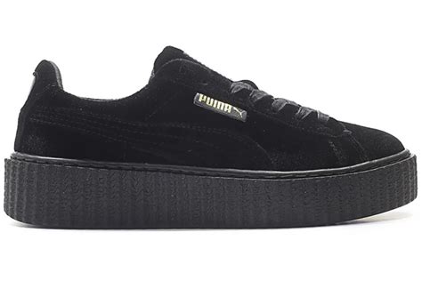 Puma X Fenty Velvet Creepers In Black Atelier Yuwaciaojp