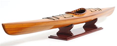 Buy wooden kayak model for home décor - Wooden Boat USA