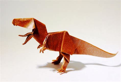 Origami T-Rex 4.2 by Kazikasaurus on DeviantArt