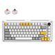 Game One YUNZII B Pro Tri Mode Hot Swappable RGB Backlit Mechanical Keyboard Milk Switch