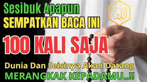 Kisah Nyata Baca Kali Setiap Subuh Dunia Dan Seisinya Tunduk