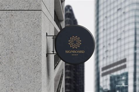 Premium Psd Signboard Logo Branding Mockup