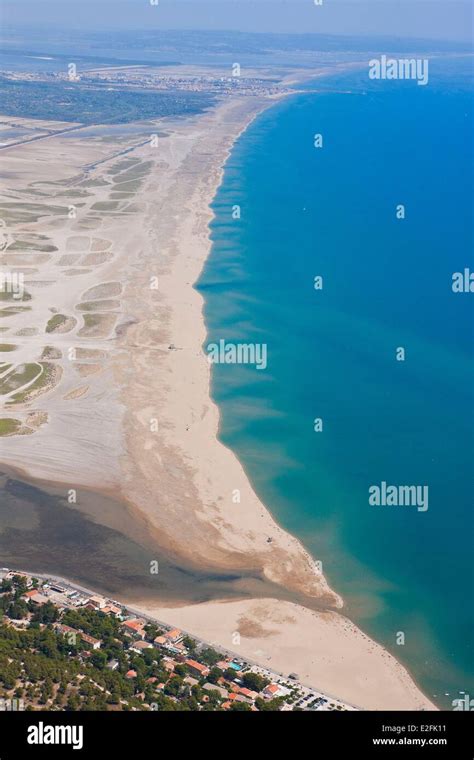 beach leucate plage france  res stock photography  images alamy