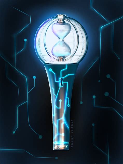 This Is An ATEEZ Lightstick Design Inspired By Their Song Cyberpunk