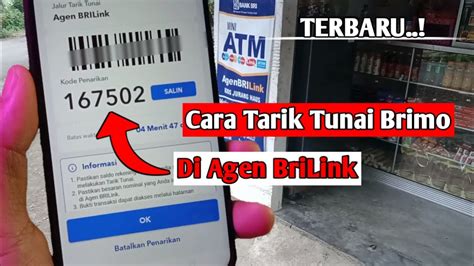 Cara Tarik Tunai Brimo Di Brilink YouTube