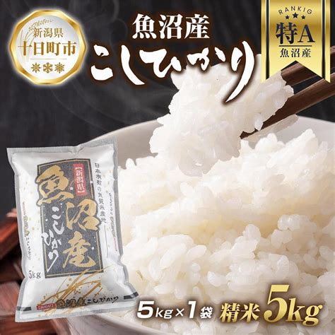 魚沼産 コシヒカリ 5kg お米 こしひかり 新潟 （お米の美味しい炊き方ガイド付き） 新潟県十日町市｜jre Mallふるさと納税