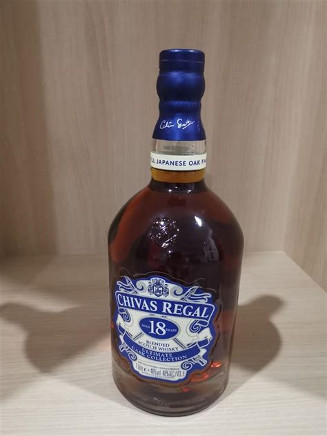 Chivas Regal Yr Japanese Oak Whisky L No Box Food Drinks