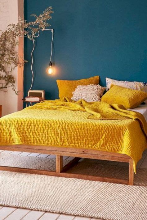 10 Incredible Yellow Aesthetic Bedroom Decorating Ideas Colores De