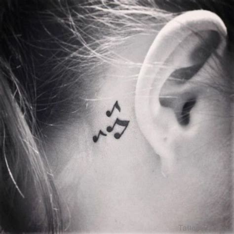 40 Cool Neck Tattoos Behind Ear