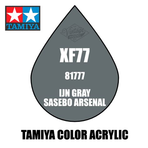 Tamiya Mini XF 77 Flat IJN Grey SASEBO 10ml Acrylic Paint