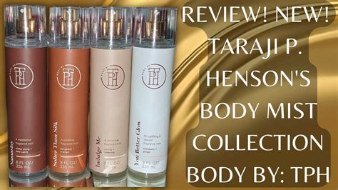 Review New Taraji P Henson S Body Mist Collection Body By Tph Perfume Hygiene Youtube