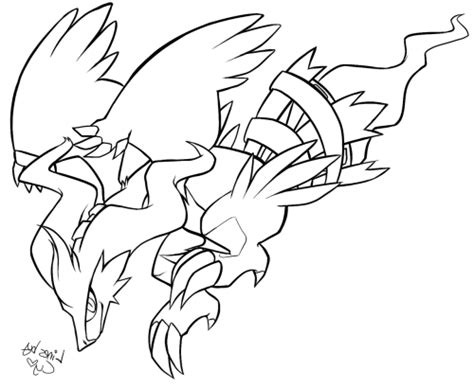 Reshiram Pokemon Coloring Pages Vanessaropbarry