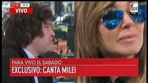 Javier Milei Presentó En Tv A Su Nueva Novia La Cantante Daniela