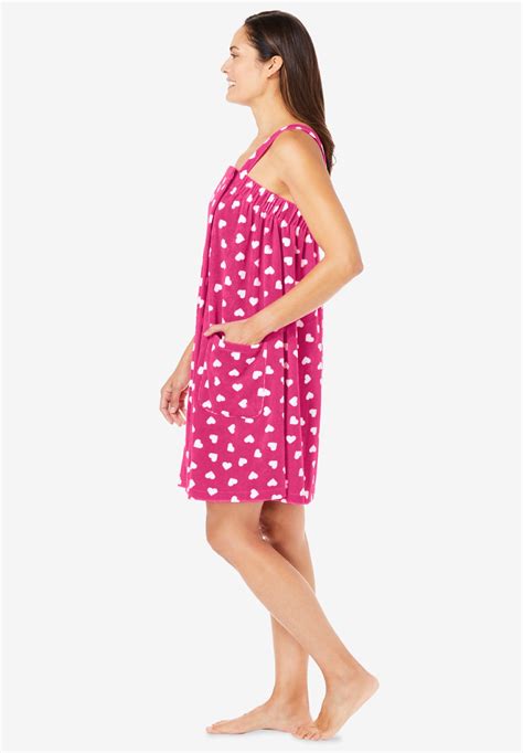 Velour Towel Wrap by Dreams & Co. – Absorbent & Secure, Soft Iris