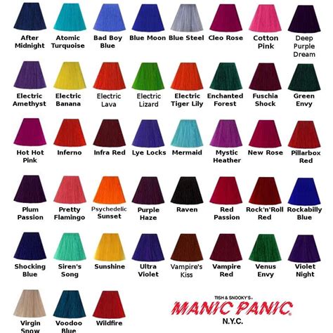 Manic Panic Semi Permanent Hair Color Cream Mystic Heather 118ml Salon Cosmetics