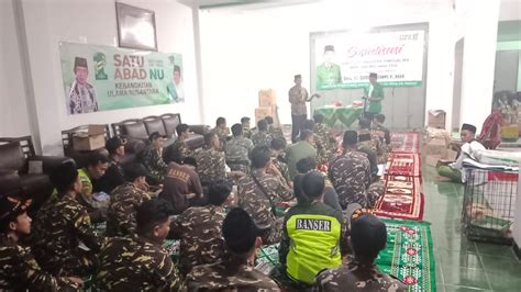 Perkuat Nasionalisme Pac Gp Ansor Kecamatan Buaran Diberikan