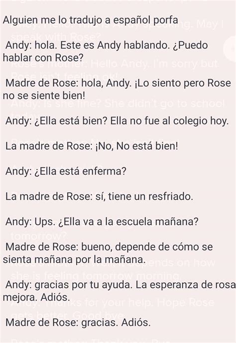 alguien me lo traduce a español porfaAndy Hello This is Andy speaking