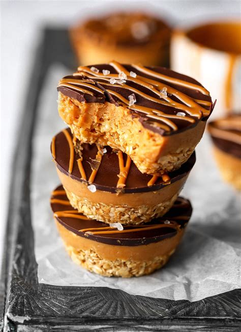 Peanut Butter Chocolate Oat Cups No Bakevegangluten Free