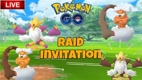 Landorus And Mega Alakazam Raid Invitation Pokémon Go Raid Invite Live Youtube