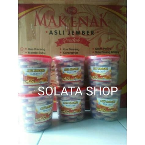 Jual Kue Kacang Mak Enak Asli Jember Original Shopee Indonesia