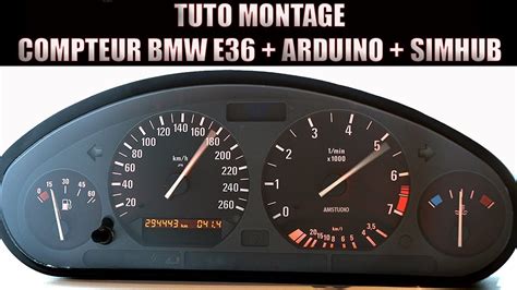 Simracing Montage Compteur BMW E36 Arduino Uno Simhub FR YouTube