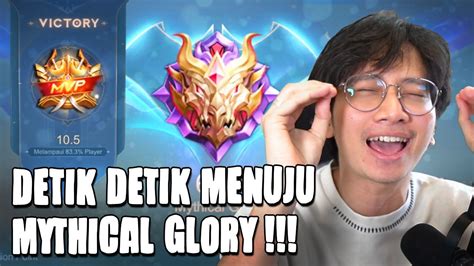 Detik Detik Menuju Rank Mythical Glory Asli Cape Di Game Ini