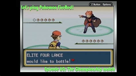 Let S Play Pokemon FireRed Episode 62 The Championship Match YouTube