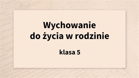 WDŻ kl 5