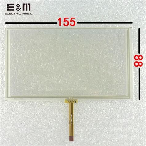 E M 6 2 Inch 155 88mm Original USB Resistive Touch Screen For Car DVD