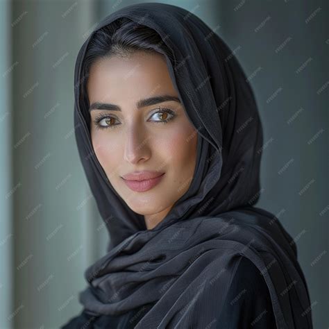 Premium Photo | Beautiful Gulf Arab woman wearing a hijab aged between