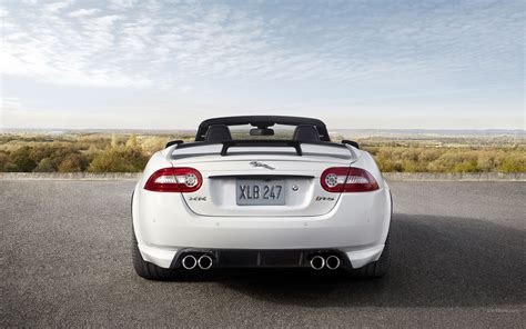 3840x2160 Resolution White Jaguar HK Convertible Coupe Jaguar